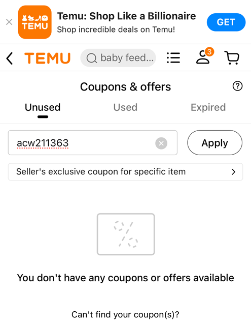 Discount Code TEMU